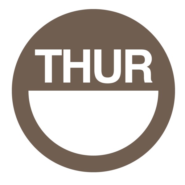 Nevs Dissolvable DaySpots - Thursday 1" circle White w/Brown DDOT-TH1W - main